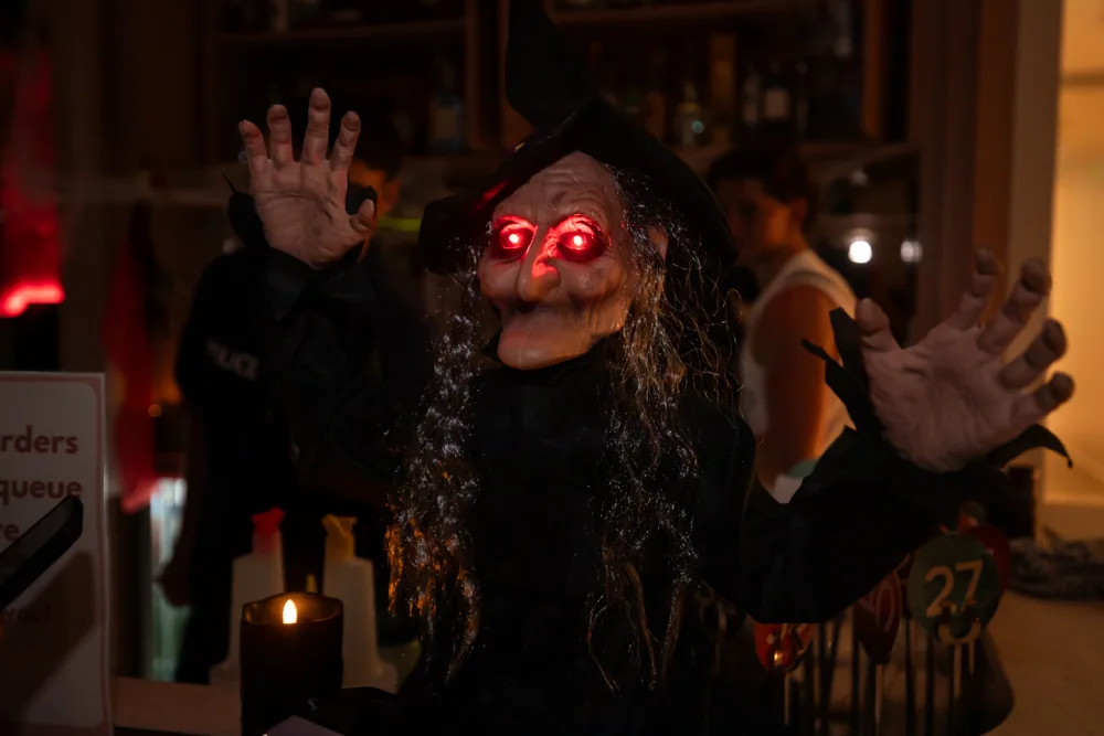 Halloween decoration at Bounce Surfers